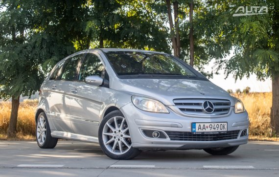 Mercedes-Benz B trieda 200 TURBO 2005 193kW AT/6 / AJ NA SPLÁTKY / PROTIÚČET 2005 stříbrná metalíza