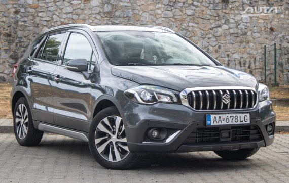 Suzuki SX4 S-Cross 1.4 BoosterJet Premium, 4WD, 103kW, M6 / AJ NA SPLÁTKY / PROTIÚČET / 2019 šedá
