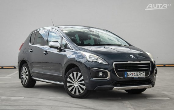 Peugeot 3008 1.6 Vti Style, 88kW, M5 / AJ NA SPLÁTKY / PROTIÚČET / 2014 modrá