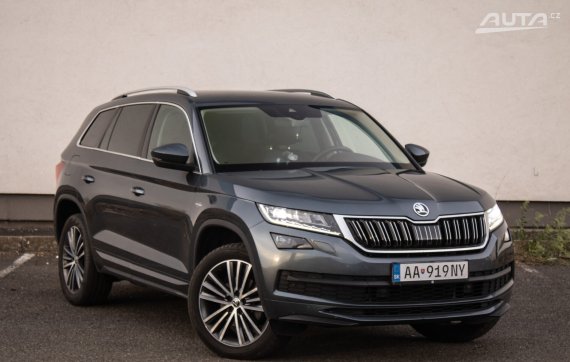 Škoda Kodiaq 2.0 TDI Laurin &amp; Klement 4x4 / 110kW / A7 / ZÁRUKA / AJ NA SPLÁTKY / PROTIÚČET 2020 šedá