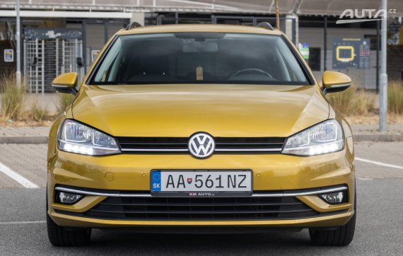 Volkswagen Golf Variant 1.6 TDI DSG, 85kW (2018) / AJ NA SPLÁTKY / PROTIÚČET / 2018 žlutá