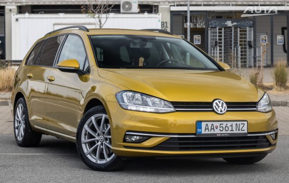 Volkswagen Golf Variant 1.6 TDI DSG, 85kW (2018) / AJ NA SPLÁTKY / PROTIÚČET / 2018 žlutá
