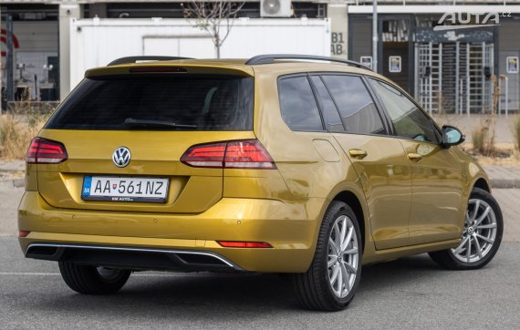 Volkswagen Golf Variant 1.6 TDI DSG, 85kW (2018) / AJ NA SPLÁTKY / PROTIÚČET / 2018 žlutá