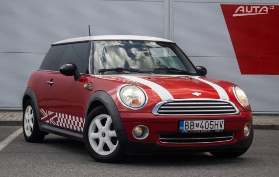 Mini Cooper 1.6 88kW (2007) / AJ NA SPLÁTKY / PROTIÚČET / 2007 červená