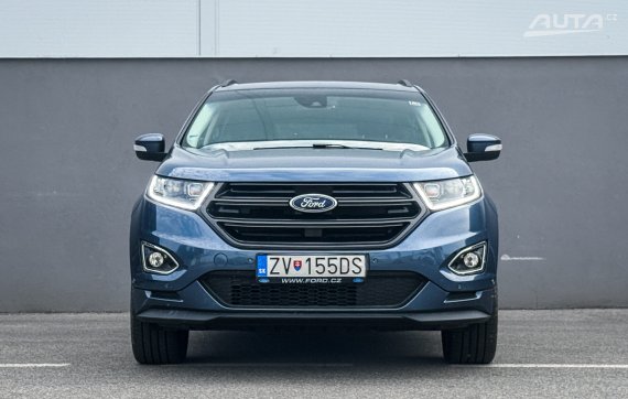 Ford Edge 2.0 TDCI Bi-Turbo ST line, 154kW, A6 / AJ NA SPLÁTKY / PROTIÚČET / 2017 modrá
