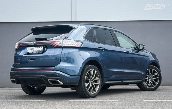Ford Edge 2.0 TDCI Bi-Turbo ST line, 154kW, A6 / AJ NA SPLÁTKY / PROTIÚČET / 2017 modrá