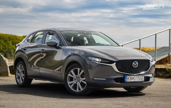 Mazda CX-30 Skyactiv-G150 AWD A/T, 110kW, A6 / AJ NA SPLÁTKY / PROTIÚČET / 2022 šedá