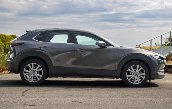 Mazda CX-30 Skyactiv-G150 AWD A/T, 110kW, A6 / AJ NA SPLÁTKY / PROTIÚČET / 2022 šedá