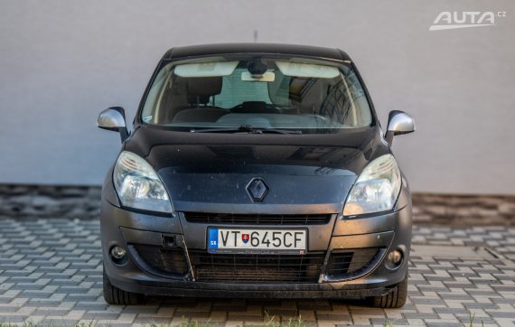 Renault Mégane Scénic 3 96kW MT/6 2011 / AJ NA SPLÁTKY / PROTIÚČET 2011 černá
