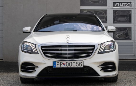 Mercedes-Benz S trieda Sedan S560 Long 4MATIC / 345kW / A9 / ZÁRUKA / AJ NA SPLÁTKY / PROTIÚČET 2017 bílá