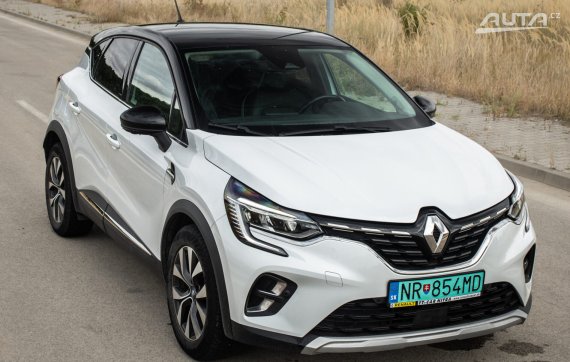 Renault Captur E-Tech PHEV Intens, 68kW, A6 / AJ NA SPLÁTKY / PROTIÚČET / 2021 bílá