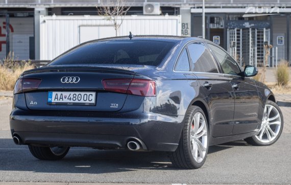 Audi A6 3.0 TDI quattro S tronic, 150kW (2014) / AJ NA SPLÁTKY / PROTIÚČET / 2014 modrá