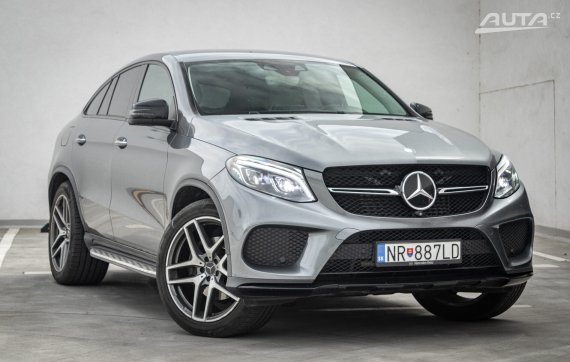 Mercedes-Benz GLE Kupé 350d  AMG-paket 4MATIC A/T, 190kW, A9 / AJ NA SPLÁTKY / PROTIÚČET / 2017 šedá