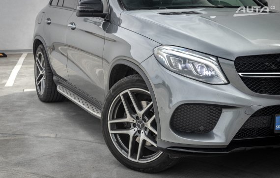 Mercedes-Benz GLE Kupé 350d  AMG-paket 4MATIC A/T, 190kW, A9 / AJ NA SPLÁTKY / PROTIÚČET / 2017 šedá