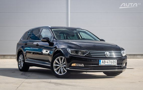 Volkswagen Passat Variant 2.0 TDI BMT DSG, 110kW, A6 / AJ NA SPLÁTKY / PROTIÚČET / 2015 černá