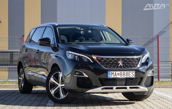 Peugeot 5008 1.5 BlueHDi Allure / 96kW / A8 / ZÁRUKA / AJ NA SPLÁTKY / PROTIÚČET 2020 černá