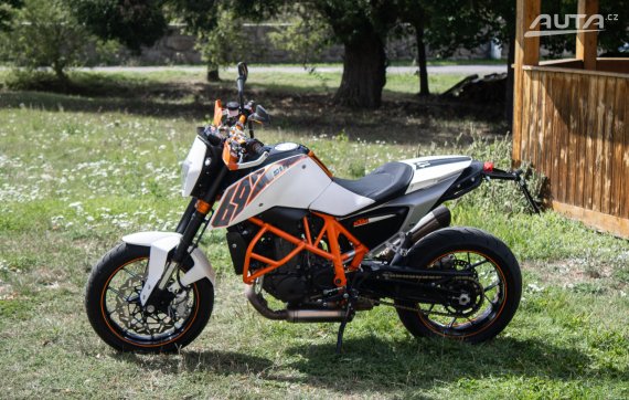 KTM 690 Duke 50kW 2013 2013 bílá