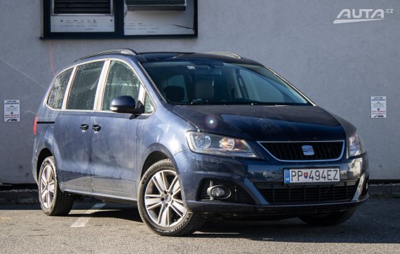 Seat Alhambra 2.0 TDI, 103 kW (2014) / AJ NA SPLÁTKY / PROTIÚČET / 2014 modrá
