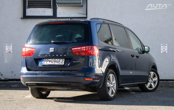 Seat Alhambra 2.0 TDI, 103 kW (2014) / AJ NA SPLÁTKY / PROTIÚČET / 2014 modrá