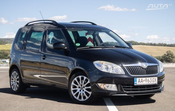 Škoda Roomster 1.6 TDI, 77kW (2010) / AJ NA SPLÁTKY / PROTIÚČET / 2010 černá