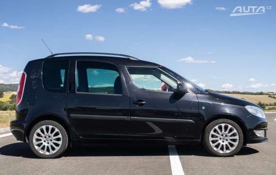 Škoda Roomster 1.6 TDI, 77kW (2010) / AJ NA SPLÁTKY / PROTIÚČET / 2010 černá