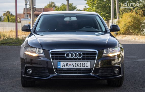 Audi A4 1.8 TFSI / 88kW / M6 / AJ NA SPLÁTKY / PROTIÚČET 2009 černá