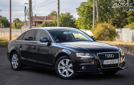 Audi A4 1.8 TFSI / 88kW / M6 / AJ NA SPLÁTKY / PROTIÚČET 2009 černá