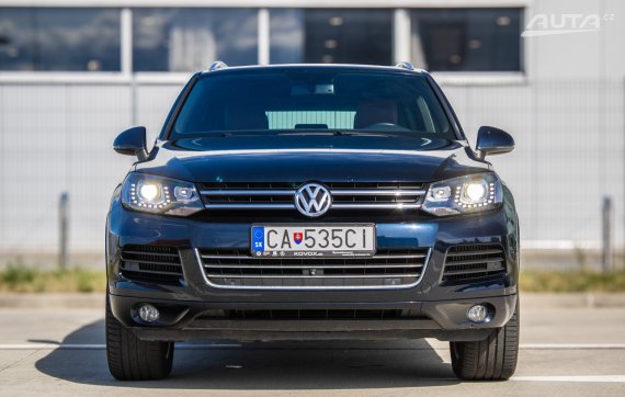 Volkswagen Touareg 3.0 V6 TDI 240k 4Motion Highline Toareg X 180kW AT / AJ NA SPLÁTKY / PROTIÚČET 2014 modrá