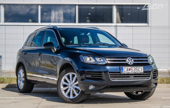 Volkswagen Touareg 3.0 V6 TDI 240k 4Motion Highline Toareg X 180kW AT / AJ NA SPLÁTKY / PROTIÚČET 2014 modrá
