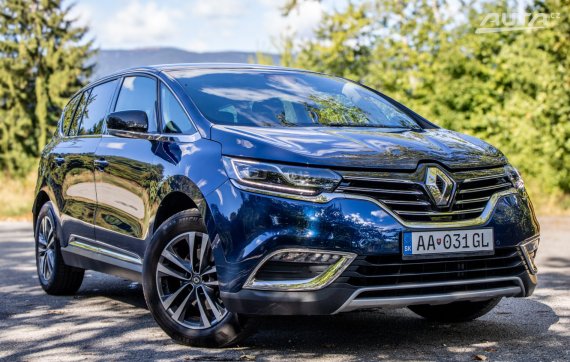 Renault Espace V 118kW AT/6 2019 - 7Miest / AJ NA SPLÁTKY / PROTIÚČET 2019 modrá