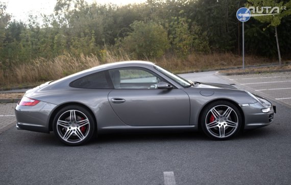 Porsche 911 997.1 Carrera S 3.8 Tiptronic / 261kW / A5 / AJ NA SPLÁTKY / PROTIÚČET 2007 šedá