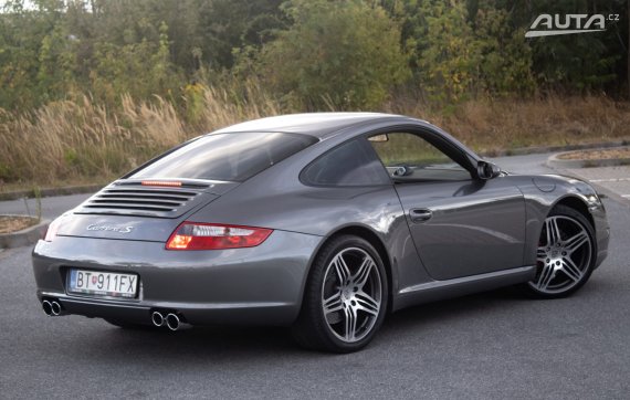 Porsche 911 997.1 Carrera S 3.8 Tiptronic / 261kW / A5 / AJ NA SPLÁTKY / PROTIÚČET 2007 šedá