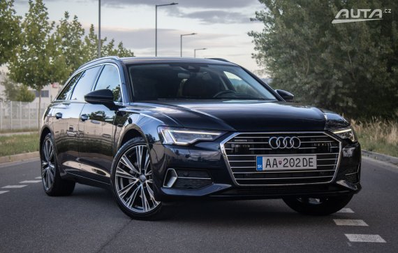 Audi A6 Avant 45 3.0 TDI mHEV quattro tiptronic, 170kW / AJ NA SPLÁTKY / PROTIÚČET / 2019 modrá