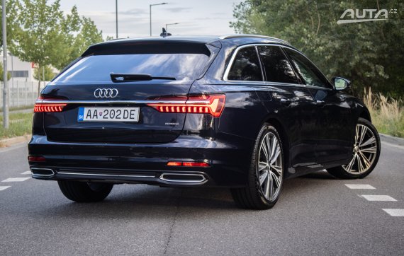 Audi A6 Avant 45 3.0 TDI mHEV quattro tiptronic, 170kW / AJ NA SPLÁTKY / PROTIÚČET / 2019 modrá