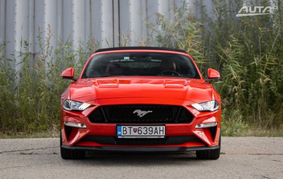 Ford Mustang GT Convertible 5.0 V8 A/T, 331kW, A10 / AJ NA SPLÁTKY / PROTIÚČET / 2020 červená
