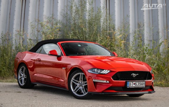 Ford Mustang GT Convertible 5.0 V8 A/T, 331kW, A10 / AJ NA SPLÁTKY / PROTIÚČET / 2020 červená
