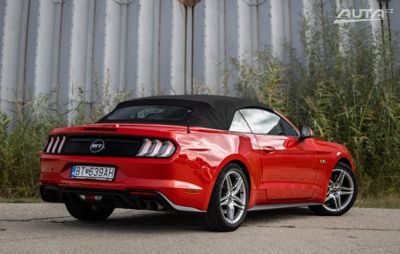 Ford Mustang GT Convertible 5.0 V8 A/T, 331kW, A10 / AJ NA SPLÁTKY / PROTIÚČET / 2020 červená
