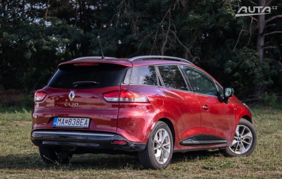 Renault Clio Grandtour Limited Energy TCe 90 / 66kW / M5 / ZÁRUKA / AJ NA SPLÁTKY / PROTIÚČET 2017 červená