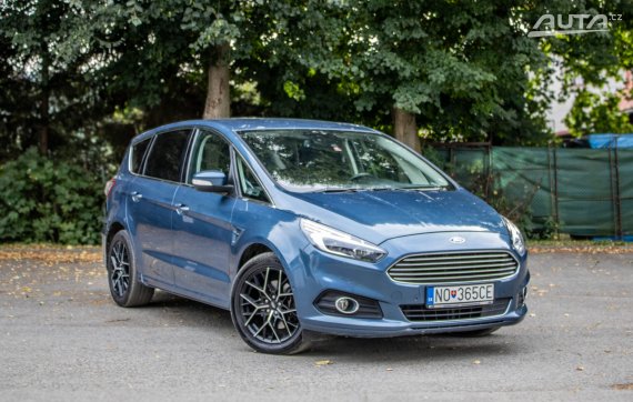 Ford S-Max 2.0 TDCi 176kW AT/8 2018 / AJ NA SPLÁTKY / PROTIÚČET 2018 modrá