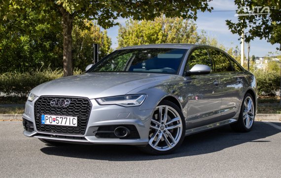 Audi A6 3.0 TDI quattro S tronic S line, 200kW (2014) / AJ NA SPLÁTKY / PROTIÚČET / 2014 - hlavní pohled