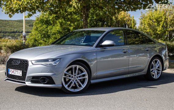 Audi A6 3.0 TDI quattro S tronic S line, 200kW (2014) / AJ NA SPLÁTKY / PROTIÚČET / 2014 šedá