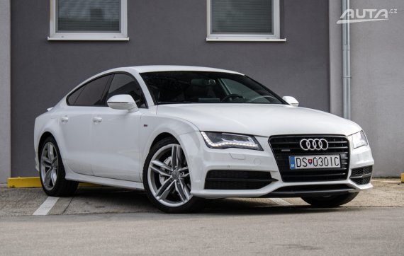 Audi A7 Sportback 3.0 TDI S Line Quattro / 230kW /  / ZÁRUKA / AJ NA SPLÁTKY / PROTIÚČET 2012 bílá