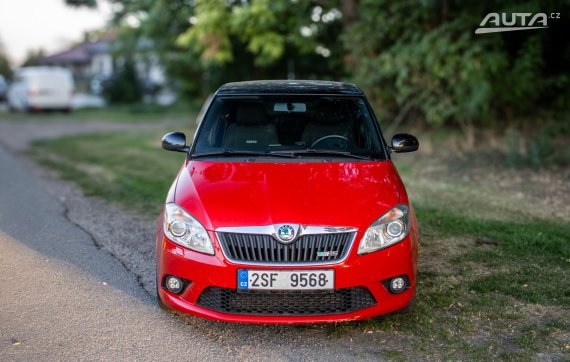 Škoda Fabia VRS 2012 132kW 2012 červená