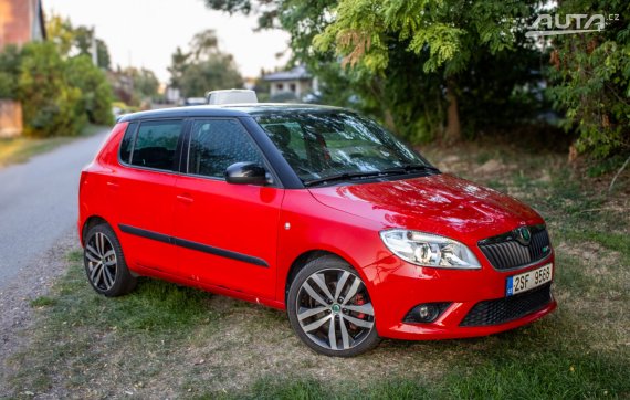 Škoda Fabia VRS 2012 132kW 2012 červená