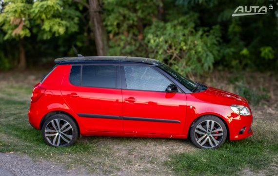 Škoda Fabia VRS 2012 132kW 2012 červená