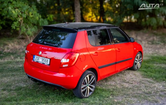 Škoda Fabia VRS 2012 132kW 2012 červená