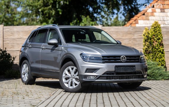 Volkswagen Tiguan 2.0 TDI SCR BMT 4MOTION Highline 140kW / AJ NA SPLÁTKY / PROTIÚČET 2018 šedá