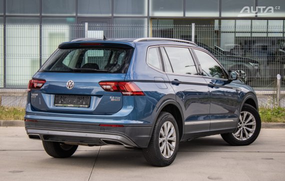 Volkswagen Tiguan Allspace 2.0 TDI SCR BMT Comfortline 4MOTION DSG, 110kW / AJ NA SPLÁTKY / 2018 modrá