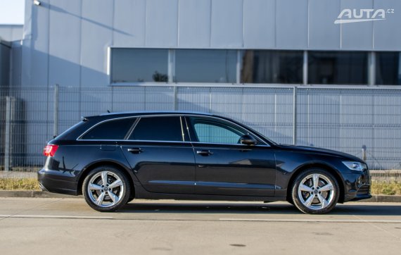 Audi A6 Avant 2013 150kW AT/8 / AJ NA SPLÁTKY / PROTIÚČET 2013 modrá
