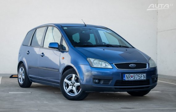 Ford Focus C-Max 1.6i VCT-T Futura, 85kW, M5 / AJ NA SPLÁTKY / PROTIÚČET / 2005 modrá